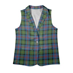ScotsTee Shop Scottish McLennan Ancient Women's Tartan Sleeveless Blazer Suit Vest