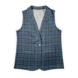 ScotsTee Shop Scottish MacCorquodale Women's Tartan Sleeveless Blazer Suit Vest