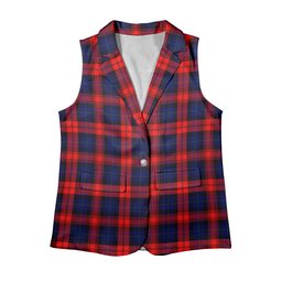 ScotsTee Shop Scottish McCracken Women's Tartan Sleeveless Blazer Suit Vest