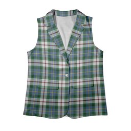 ScotsTee Shop Scottish MacLeod Of Californian Ancient Women's Tartan Sleeveless Blazer Suit Vest
