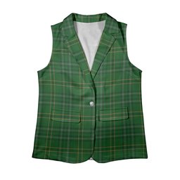 ScotsTee Shop Scottish Wexford County Women's Tartan Sleeveless Blazer Suit Vest