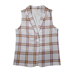 ScotsTee Shop Scottish Young Christina Modern Women's Tartan Sleeveless Blazer Suit Vest