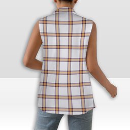 ScotsTee Shop Scottish Young Christina Modern Women's Tartan Sleeveless Blazer Suit Vest