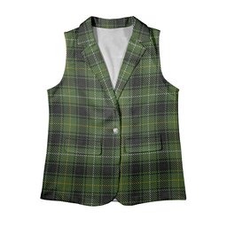 ScotsTee Shop Scottish McIvor Hunting Women's Tartan Sleeveless Blazer Suit Vest