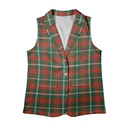 ScotsTee Shop Scottish Prince of Wales Women's Tartan Sleeveless Blazer Suit Vest