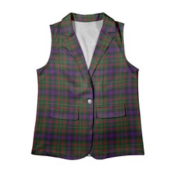 ScotsTee Shop Scottish MacLaren Regent Women's Tartan Sleeveless Blazer Suit Vest