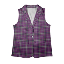 ScotsTee Shop Scottish Regan Women's Tartan Sleeveless Blazer Suit Vest