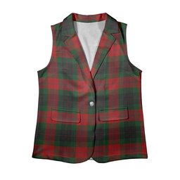 ScotsTee Shop Scottish Skene of Cromar Black Women's Tartan Sleeveless Blazer Suit Vest