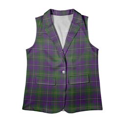ScotsTee Shop Scottish Hay of Megginch Women's Tartan Sleeveless Blazer Suit Vest