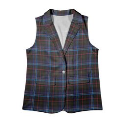 ScotsTee Shop Scottish Kennedy Irish Women's Tartan Sleeveless Blazer Suit Vest