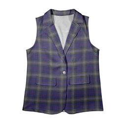 ScotsTee Shop Scottish Kinnaird Women's Tartan Sleeveless Blazer Suit Vest
