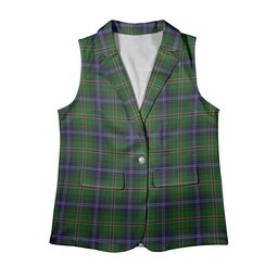 ScotsTee Shop Scottish Kerby Women's Tartan Sleeveless Blazer Suit Vest