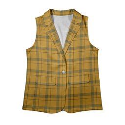 ScotsTee Shop Scottish Houston Modern Women's Tartan Sleeveless Blazer Suit Vest