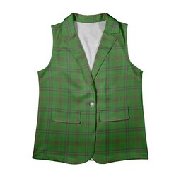 ScotsTee Shop Scottish O'Brien Scotch Corner Women's Tartan Sleeveless Blazer Suit Vest