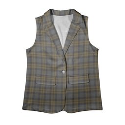 ScotsTee Shop Scottish Outlander 3 Women's Tartan Sleeveless Blazer Suit Vest