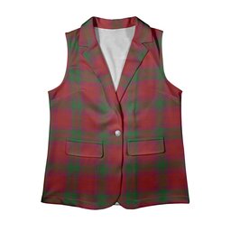 ScotsTee Shop Scottish MacNab Clan Women's Tartan Sleeveless Blazer Suit Vest