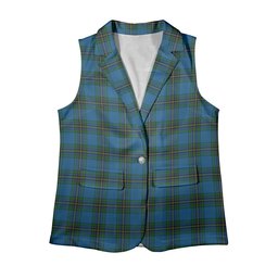 ScotsTee Shop Scottish Murray of Elibank Women's Tartan Sleeveless Blazer Suit Vest