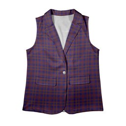 ScotsTee Shop Scottish Nithsdale Dalgliesh Women's Tartan Sleeveless Blazer Suit Vest