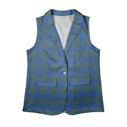 ScotsTee Shop Scottish Dallas Women's Tartan Sleeveless Blazer Suit Vest