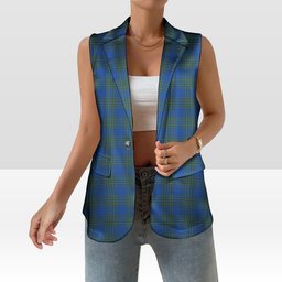 ScotsTee Shop Scottish Dallas Women's Tartan Sleeveless Blazer Suit Vest