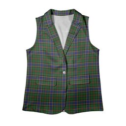 ScotsTee Shop Scottish Ogilvie of Inverarity Wilsons_ Women's Tartan Sleeveless Blazer Suit Vest