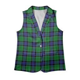 ScotsTee Shop Scottish Haldane Women's Tartan Sleeveless Blazer Suit Vest