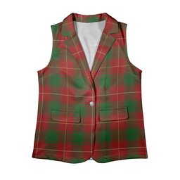 ScotsTee Shop Scottish MacFie Women's Tartan Sleeveless Blazer Suit Vest