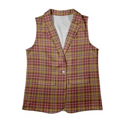 ScotsTee Shop Scottish Jacobite Old Women's Tartan Sleeveless Blazer Suit Vest