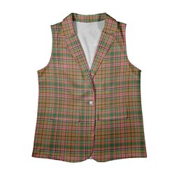 ScotsTee Shop Scottish Ogilvie (Ogilvy) of Strathallan Ancient Women's Tartan Sleeveless Blazer Suit Vest