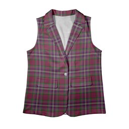 ScotsTee Shop Scottish Lendrum Lyon version Women's Tartan Sleeveless Blazer Suit Vest