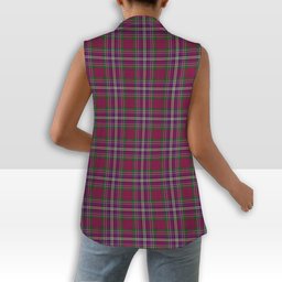 ScotsTee Shop Scottish Lendrum Lyon version Women's Tartan Sleeveless Blazer Suit Vest