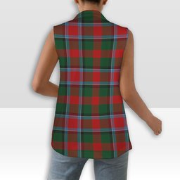 ScotsTee Shop Scottish Thomson Mackinlay Women's Tartan Sleeveless Blazer Suit Vest