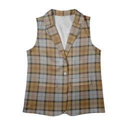 ScotsTee Shop Scottish MacKellar Dress Reproduction colours Women's Tartan Sleeveless Blazer Suit Vest