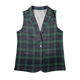 ScotsTee Shop Scottish MacKenzie Modern Women's Tartan Sleeveless Blazer Suit Vest