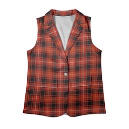ScotsTee Shop Scottish McIvor Ancient Women's Tartan Sleeveless Blazer Suit Vest