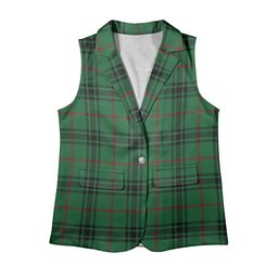 ScotsTee Shop Scottish MacArthur-Fox Ancient Women's Tartan Sleeveless Blazer Suit Vest
