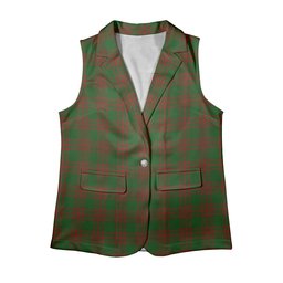 ScotsTee Shop Scottish Menzies Women's Tartan Sleeveless Blazer Suit Vest