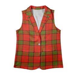 ScotsTee Shop Scottish Maxton Women's Tartan Sleeveless Blazer Suit Vest