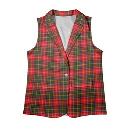 ScotsTee Shop Scottish Somerville Sc Women's Tartan Sleeveless Blazer Suit Vest