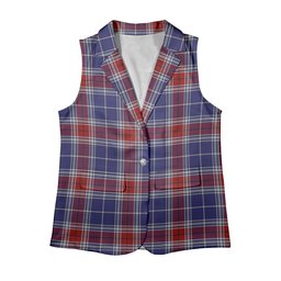 ScotsTee Shop Scottish Yudo Women's Tartan Sleeveless Blazer Suit Vest