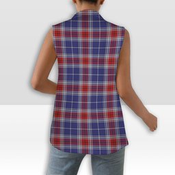 ScotsTee Shop Scottish Yudo Women's Tartan Sleeveless Blazer Suit Vest