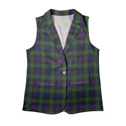 ScotsTee Shop Scottish Rankin Dalgleish Women's Tartan Sleeveless Blazer Suit Vest