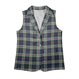 ScotsTee Shop Scottish MacLeod of California Women's Tartan Sleeveless Blazer Suit Vest