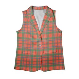 ScotsTee Shop Scottish Munro Ancient Women's Tartan Sleeveless Blazer Suit Vest