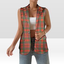 ScotsTee Shop Scottish Munro Ancient Women's Tartan Sleeveless Blazer Suit Vest