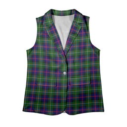 ScotsTee Shop Scottish MacCallum #2 Women's Tartan Sleeveless Blazer Suit Vest