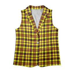 ScotsTee Shop Scottish Jardine Modern Women's Tartan Sleeveless Blazer Suit Vest