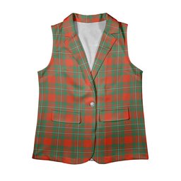 ScotsTee Shop Scottish Gregor Ancient Women's Tartan Sleeveless Blazer Suit Vest