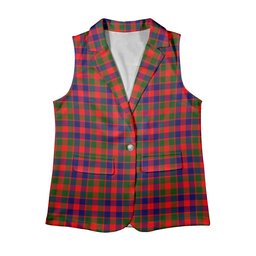 ScotsTee Shop Scottish Gow of Skeoch Women's Tartan Sleeveless Blazer Suit Vest