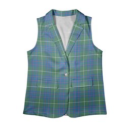 ScotsTee Shop Scottish MacIntyre Hunting Ancient Women's Tartan Sleeveless Blazer Suit Vest